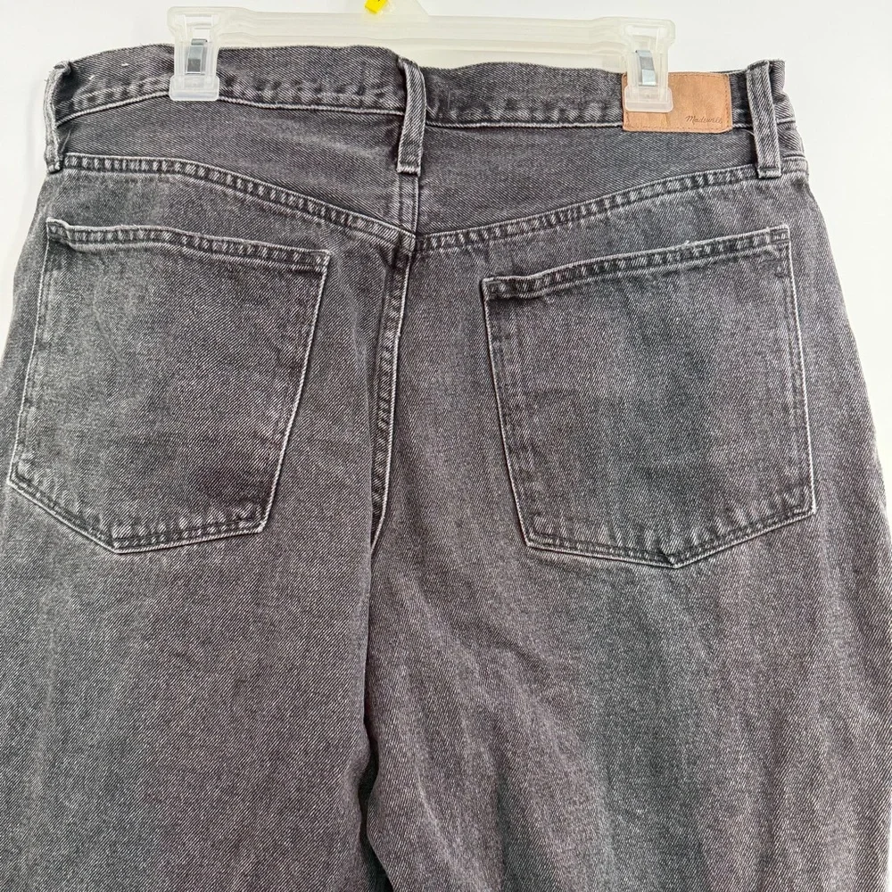 Madewell Baggy Tapered Jeans 32T Mackinnon Wash Charcoal Gray Tall